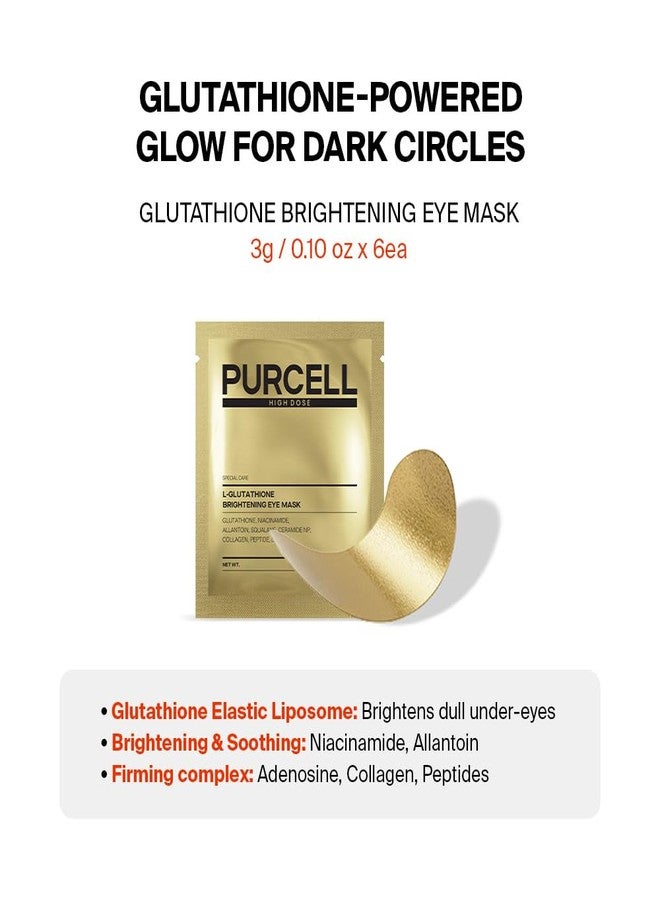 PURCELL L-Glutathione Brightening eye mask(6 pairs, 0.10oz) - Image 4